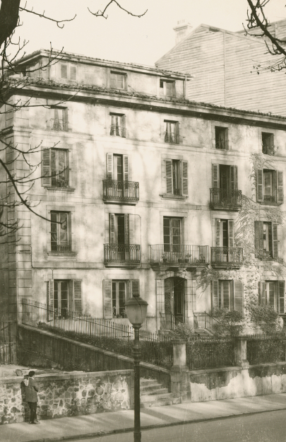 Imagen antigua del edificio Sabinetxea