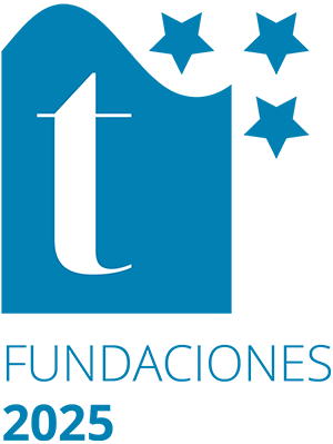 Sello de fundaciones 2025 tres estrellas