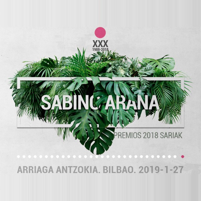 Cartel de los Premios Sabino Arana 2018