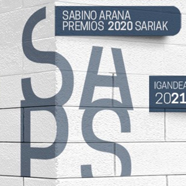 Cartel de los Premios Sabino Arana 2020