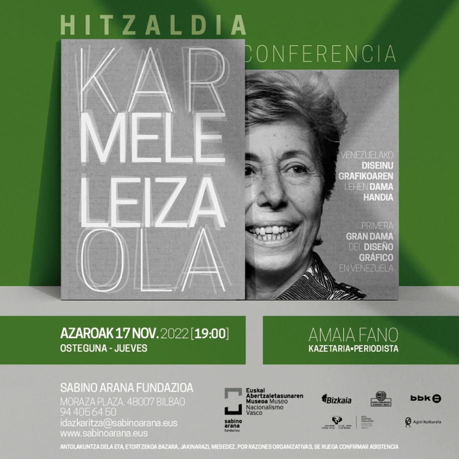 “KARMELE LEIZAOLA, primera gran dama del diseño gráfico en Venezuela”