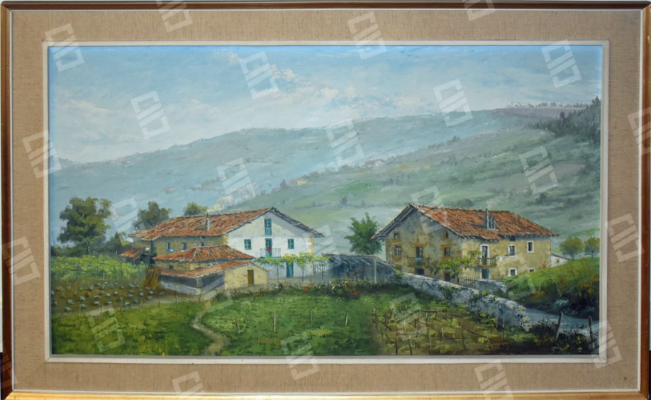 Cuadro del pintor vasco José Luis Aldecoa Eche