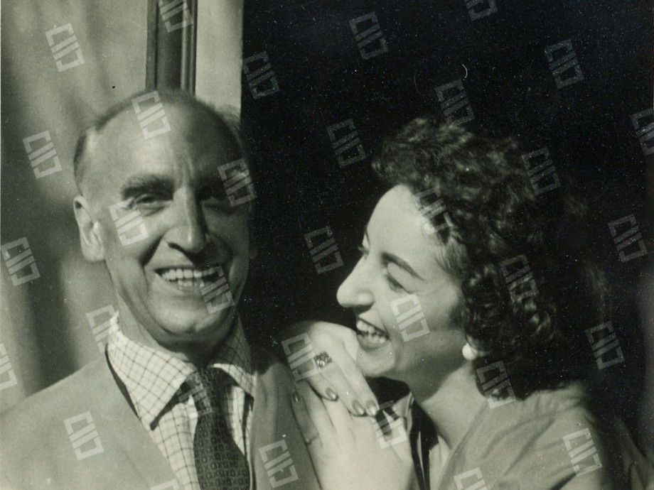 Elias de Gallastegui Uriarte junto a su hija Ninbe