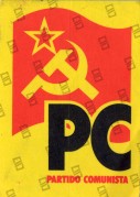 “PC Partido Comunista” pegatina