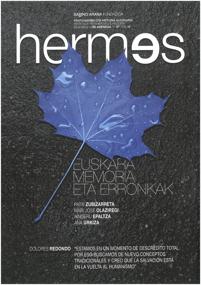 Imagen de la portada de la revista Hermes número 67