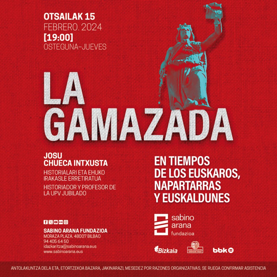 Conferencia sobre la “Gamazada” con el historiador Josu Chueca