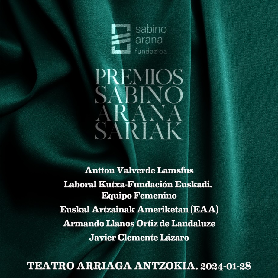Premios Sabino Arana 2023