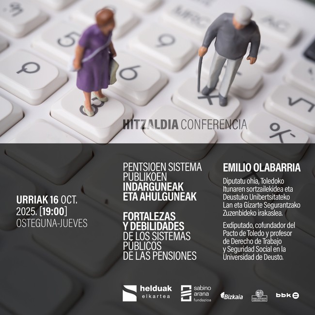 Conferencia: Fortalezas y debilidades de los sistemas públicos de las pensiones