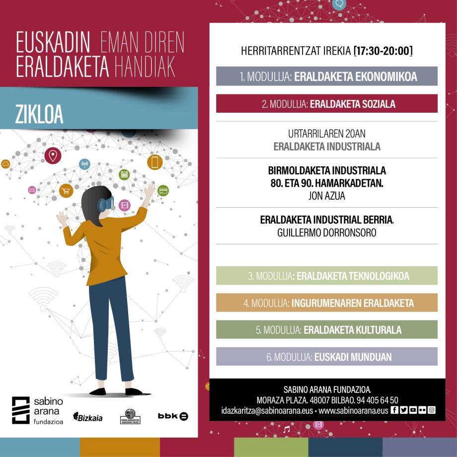 Transformación industrial, con Jon Azua y Guillermo Dorronsoro.