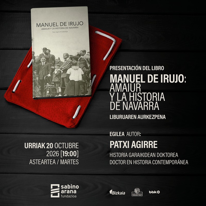 Patxi Agirre aborda la relación entre Manuel de Irujo y la historia de Navarra en su nuevo libro.