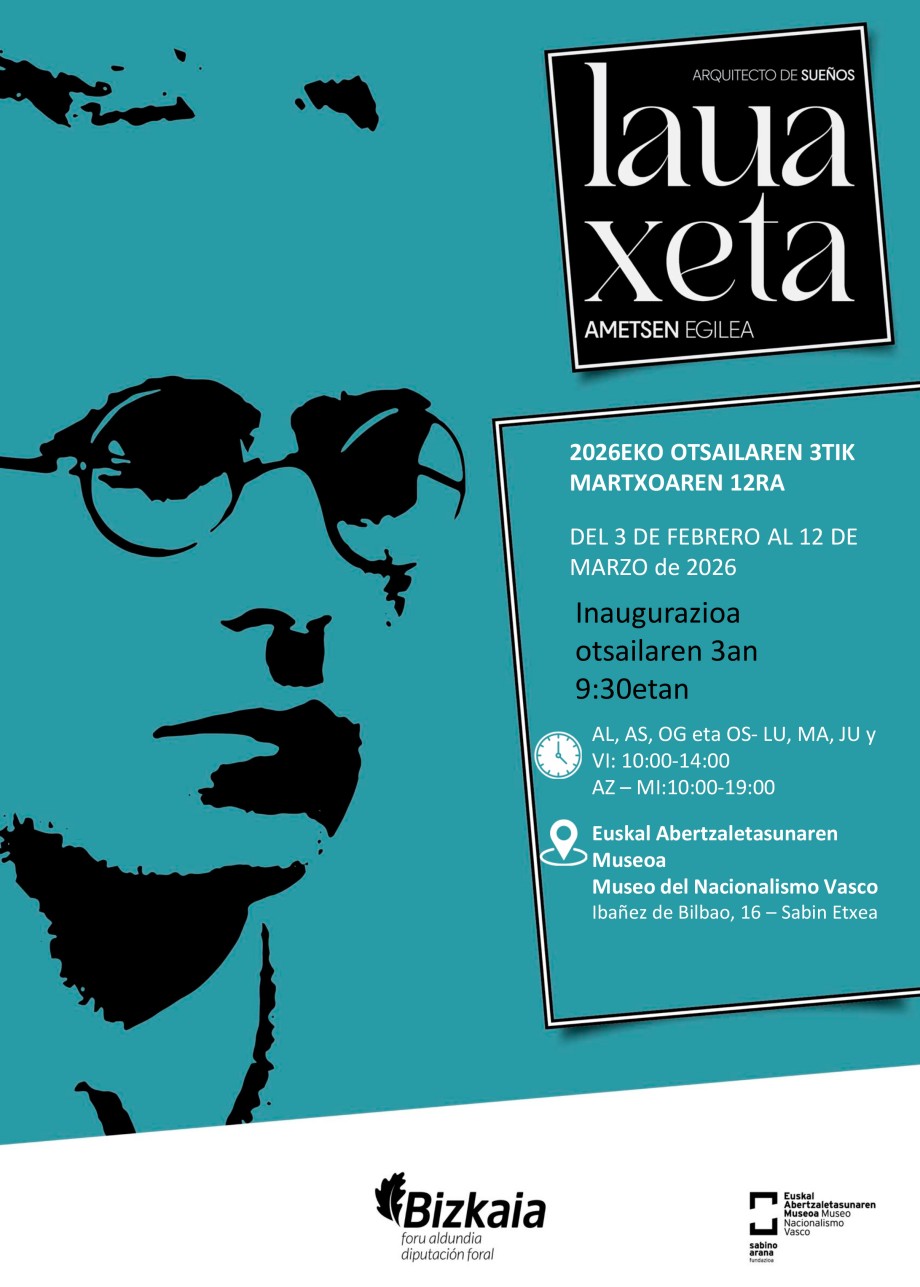 Presentación en Bilbao de la exposición “LAUAXETA, ARQUITECTO DE SUEÑOS”