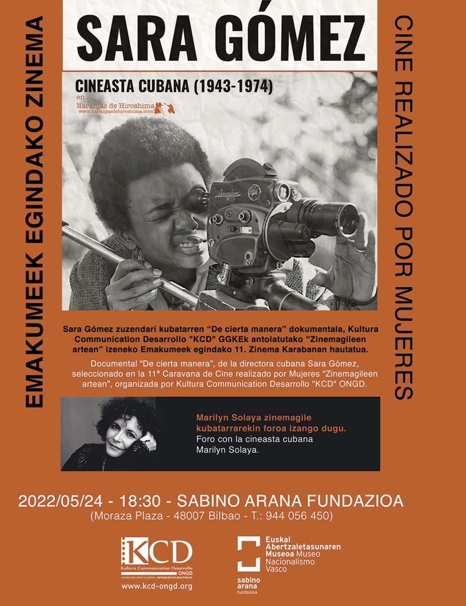 Proyección del documental “De cierta manera”, de la directora cubana Sara Gómez