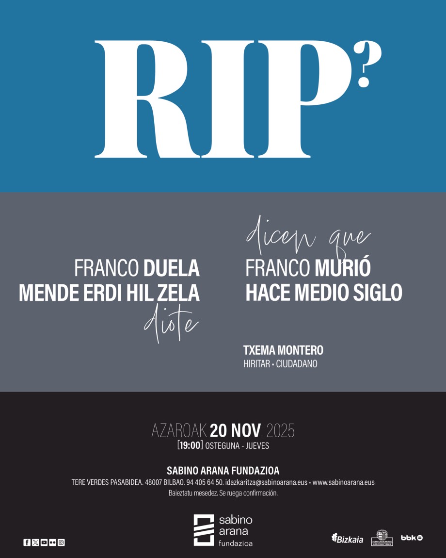 RIP? Franco duela mende erdi hil zela diote