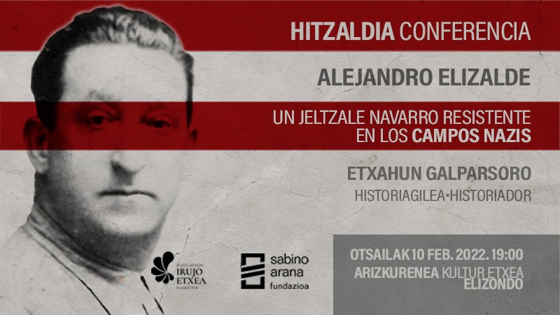 75 aniversario del fallecimiento del resistente navarro en los campos de concentración nazis, Alejandro Elizalde