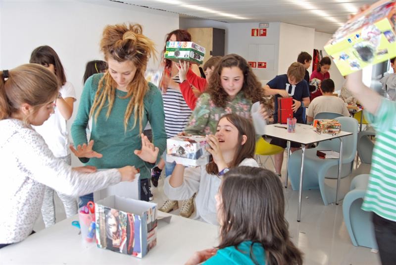 Alumnos y alumnas de Artxandape Ikastola celebran el Dia Internacional de los Museos en Goaz Museum- Museo del Nacionalismo Vasco