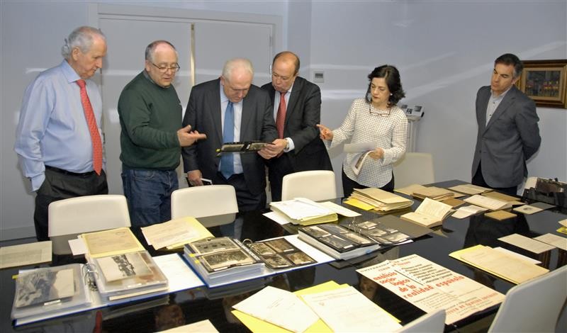 Visita institucional del rector de la Universidad de Deusto a Sabino Arana Fundazioa