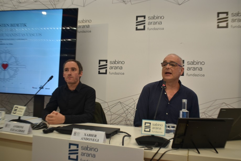 Andoni Eizagirre y Xabier Andonegi.