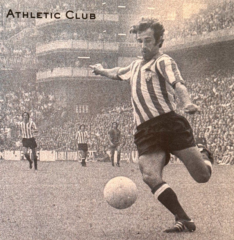 Javier Iruretagoiena como jugador del Athletic.