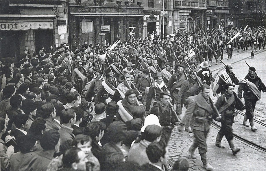 Gudaris de la compañía Kortabarria.