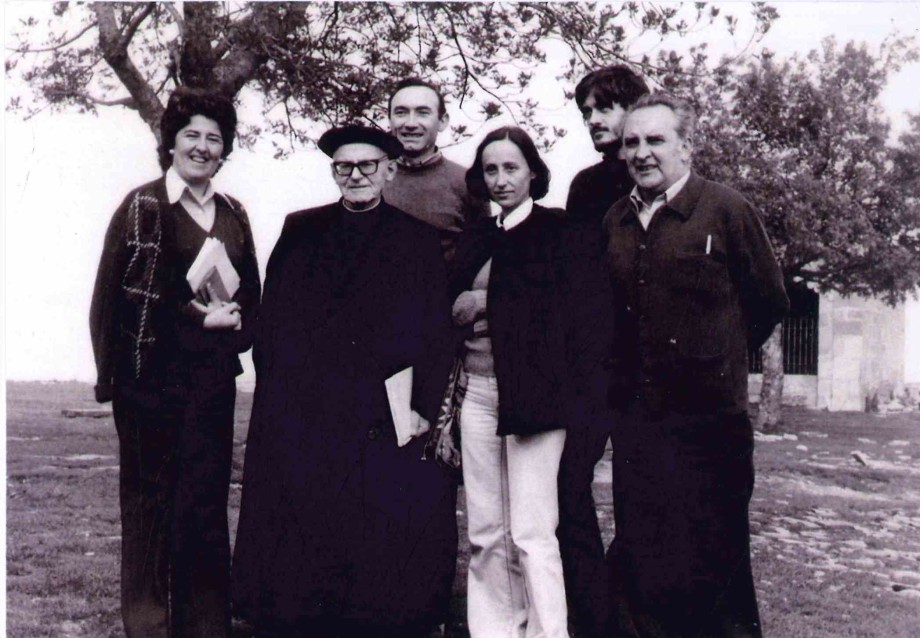 Barandiaran con el grupo Etniker.