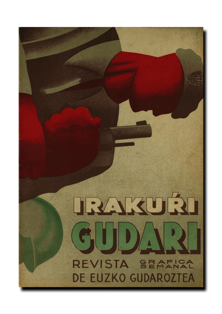 Primer ejemplar de la revista ‘Gudari’, lanzada el 6 de marzo de 1937.