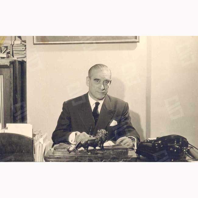 Francisco Javier Landaburu, uno de los principales exponentes de la política europeísta que  EAJ-PNV desarrolló a partir de la Segunda Guerra Mundial