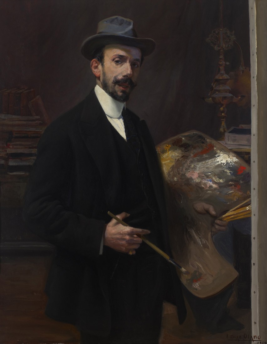 Autorretrato de Ignacio Díaz de Olano.