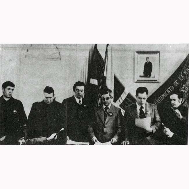Reunión del grupo de alcaldes vascos en Etxarri-Aranaz