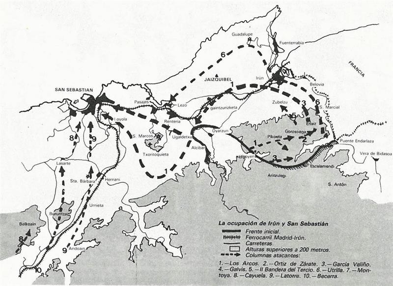 La guerra Civil en Euskadi: la ocupación de San Sebastián