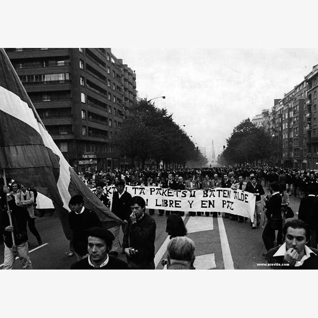 Cabecera de la manifestación.