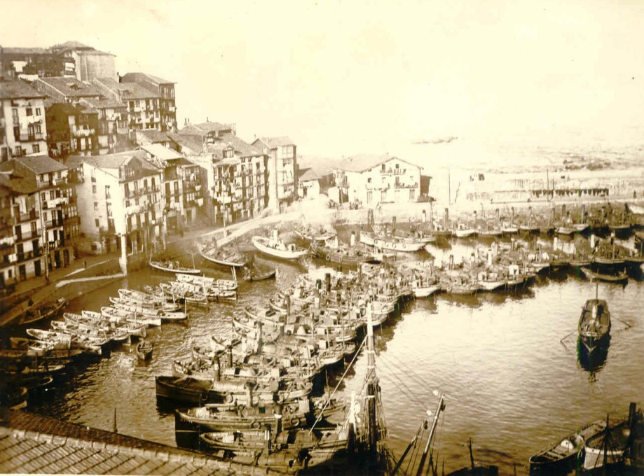Vista parcial del Puerto de Bermeo.
