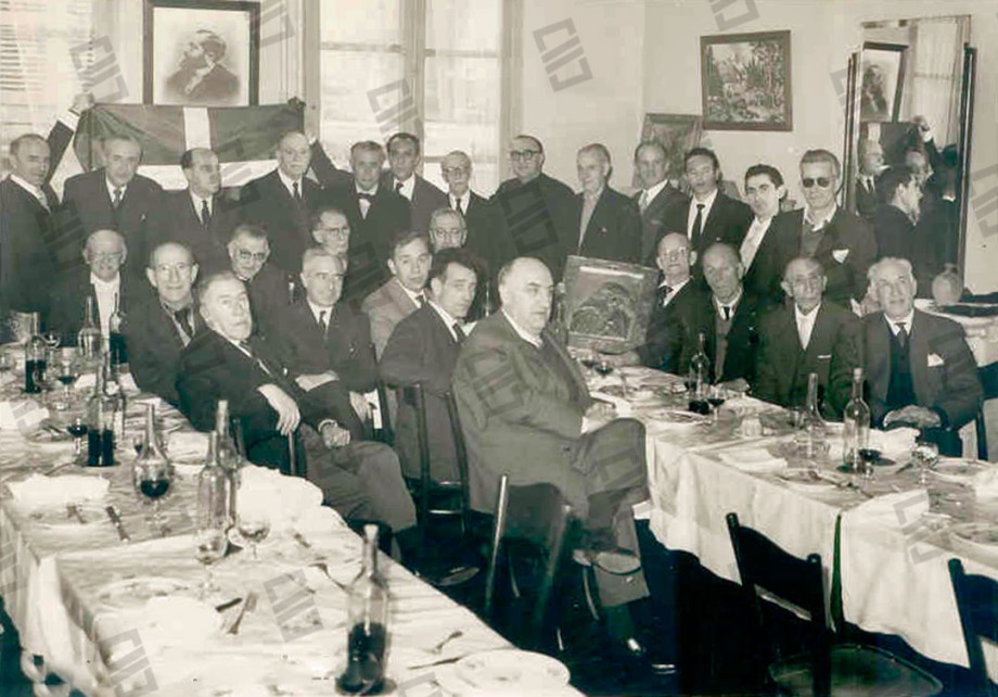 Comida de Sabindiar Batza con motivo del centenario del nacimiento de Sabino de Arana.