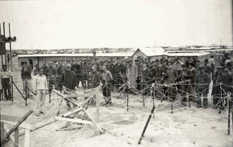 Vascos en el campo de concentración de Gurs