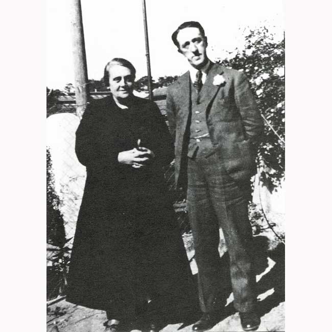 Xabier Gortazar bere emaztearekin. 