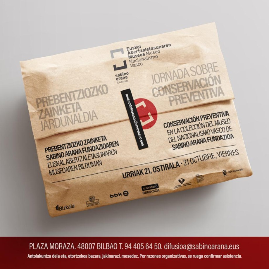 Conservación preventiva en la colección del Museo del Nacionalismo Vasco