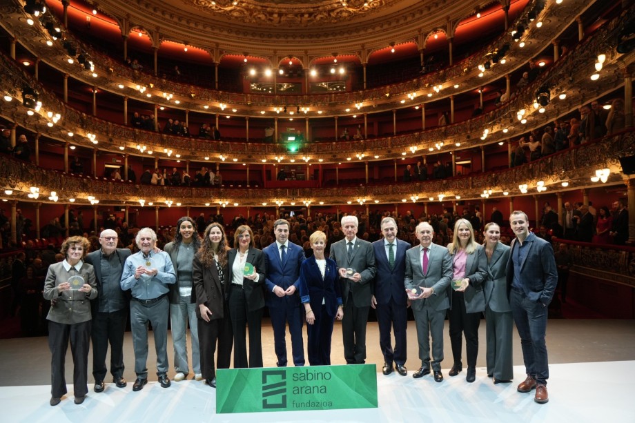 Gala entrega de los Premios Sabino Arana 2025
