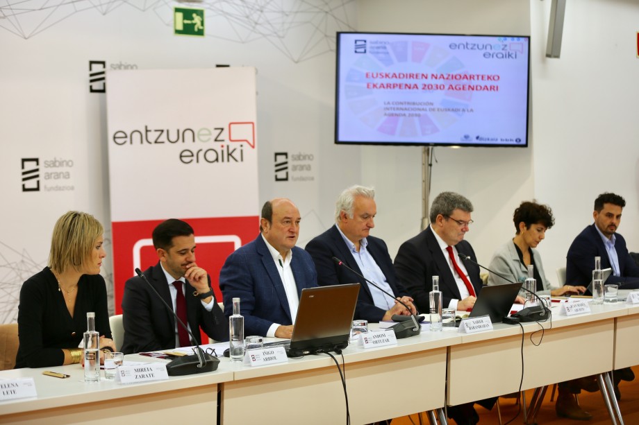 Euskadiren nazioarteko ekarpena 2030 agendaria