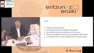 Euskal erakunde-sistemaren etorkizuneko erronkak